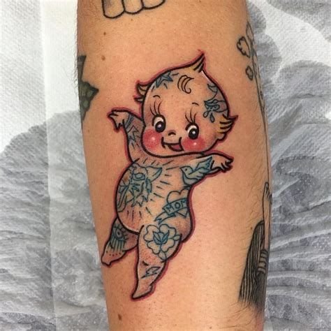 Adorable Crybaby Arm Tattoo