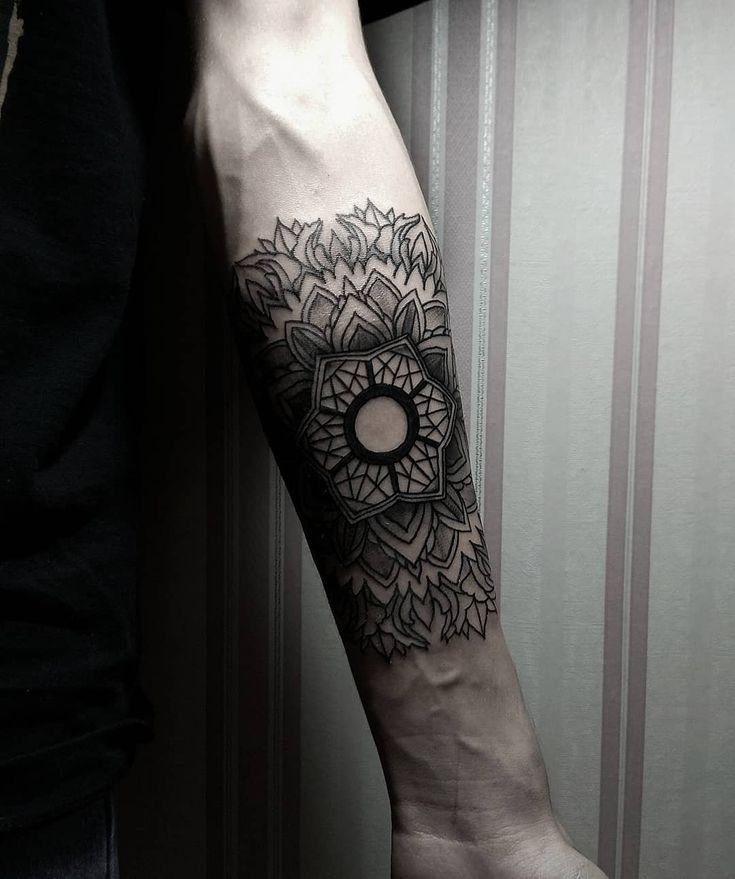 psychedelic art tattoo