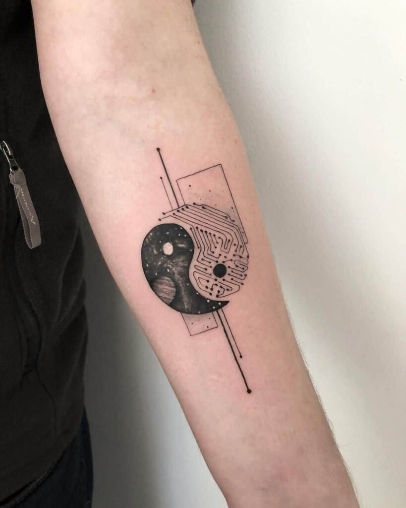 yin and yang tattoo
