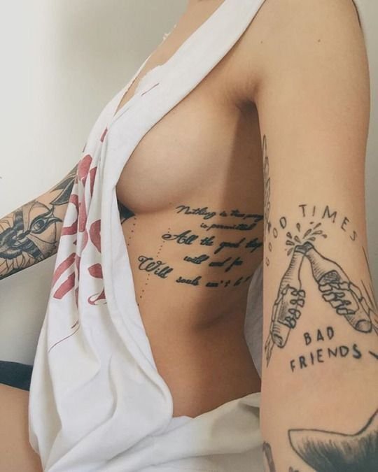 Female Patchwork Tattoos