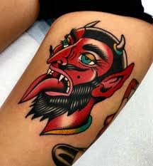 Devil Tongue Tattoo