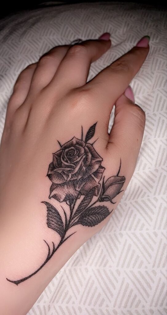 Hand Tattoo Female