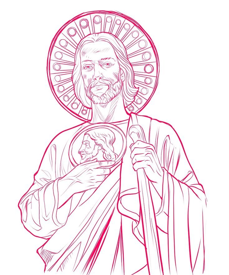 San Judas  stencil