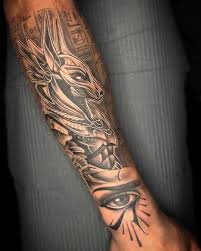 Eye on forearm tattoo