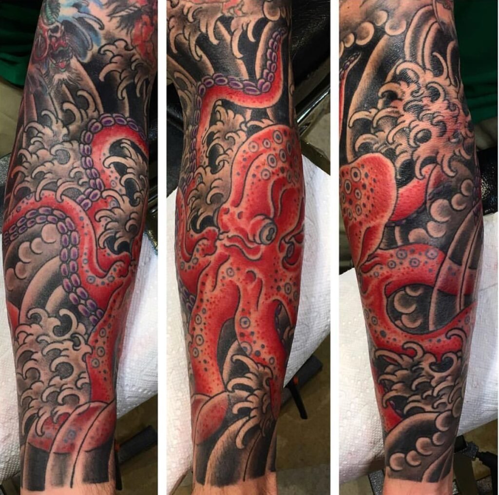 Japanese Octopus Tattoo