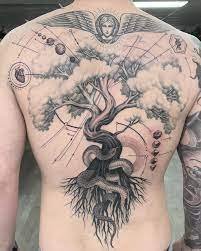 back tree of life tattoo
