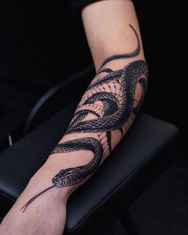 Snake tattoo