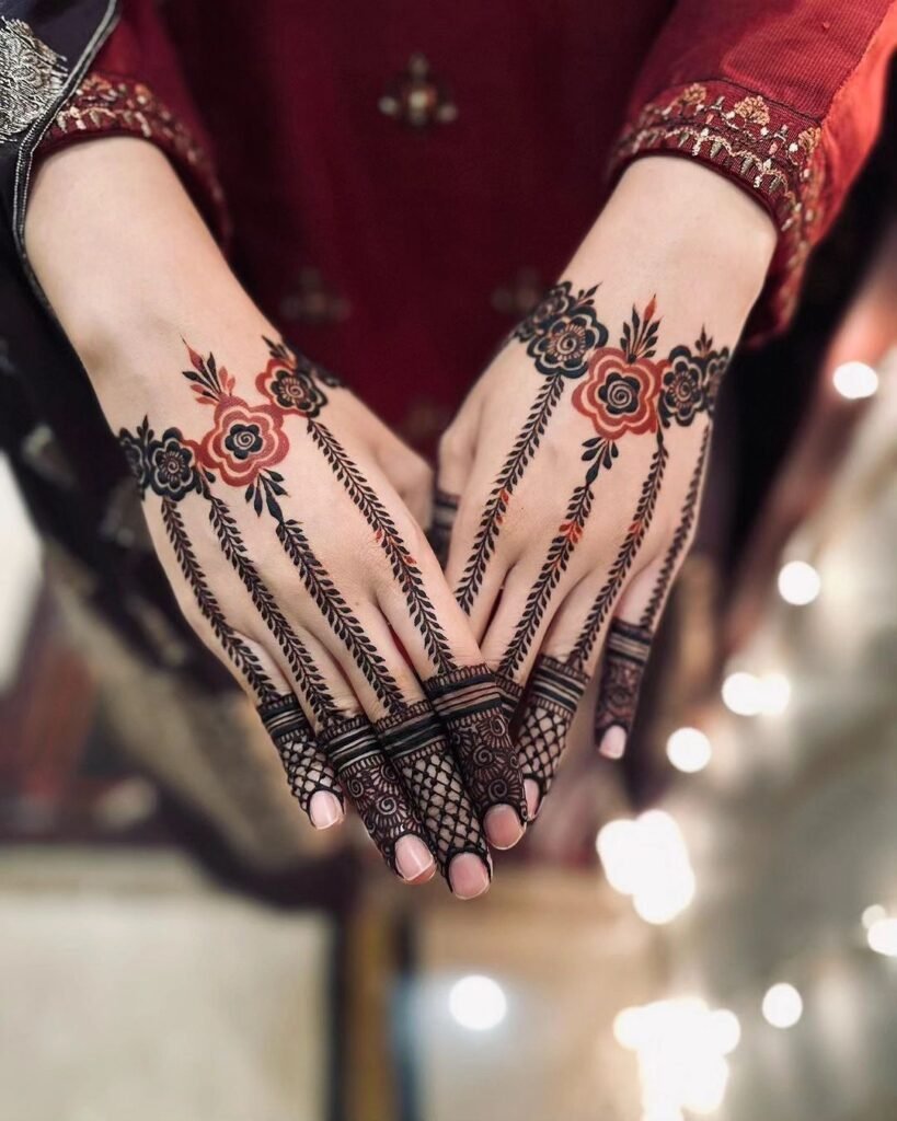 easy henna tattoo