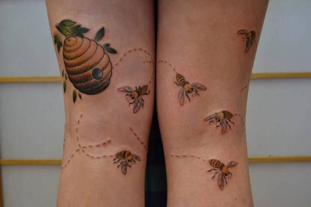 honey bee tattoo
