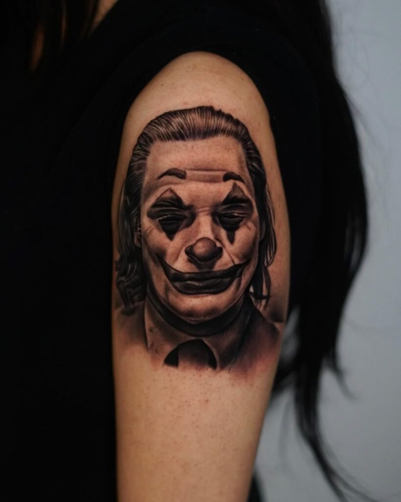 black joker tattoo