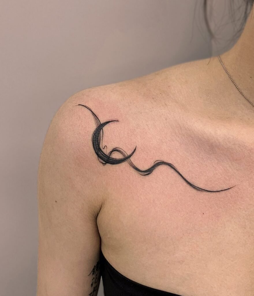 black moon tattoo