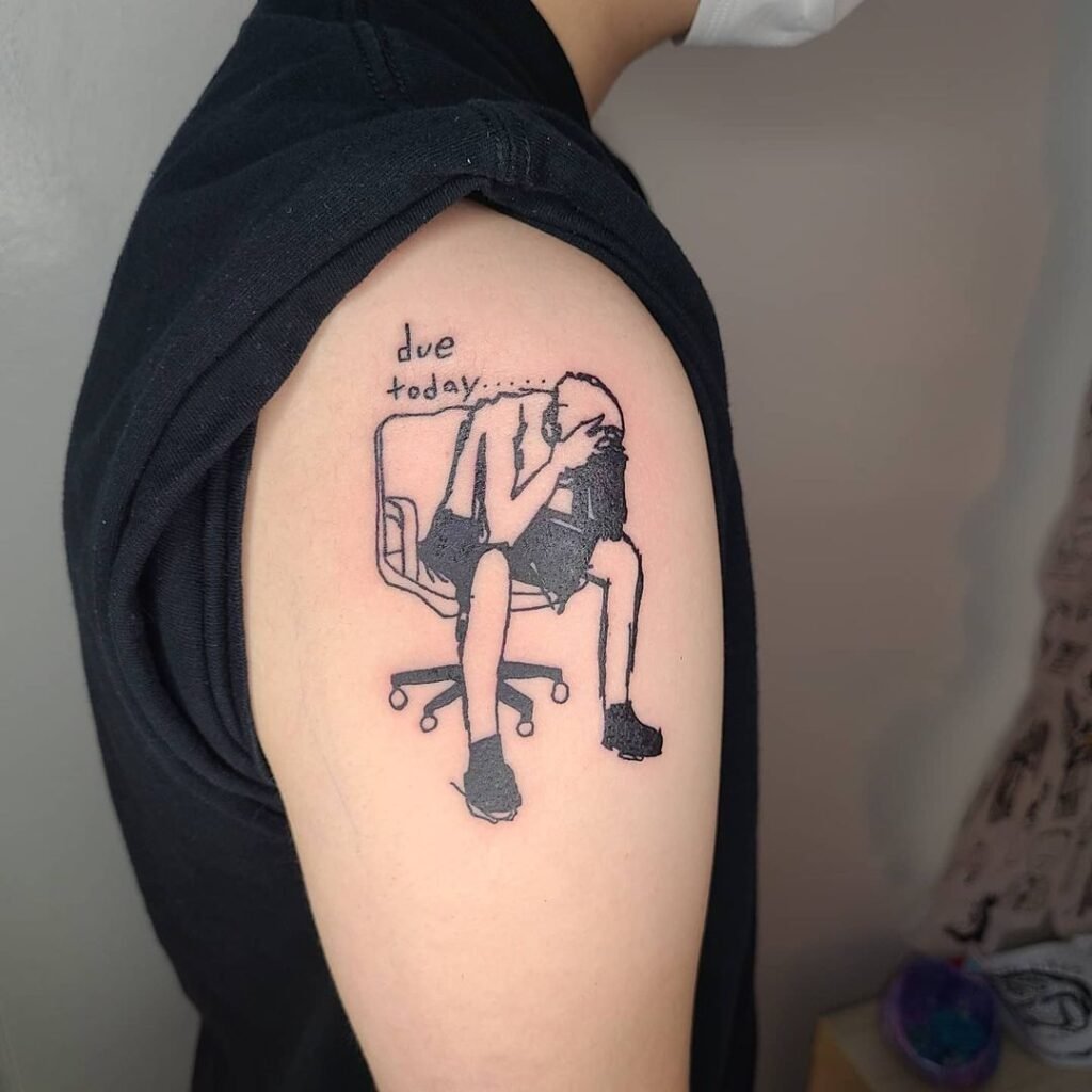 Anxiety and Depression Tattoo