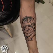 Eye art on arm