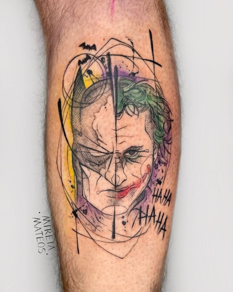 joker hahaha tattoo