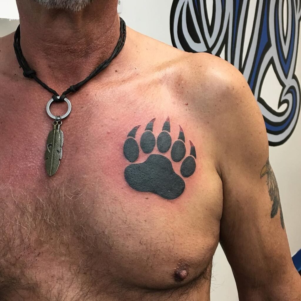 bear paws tattoo