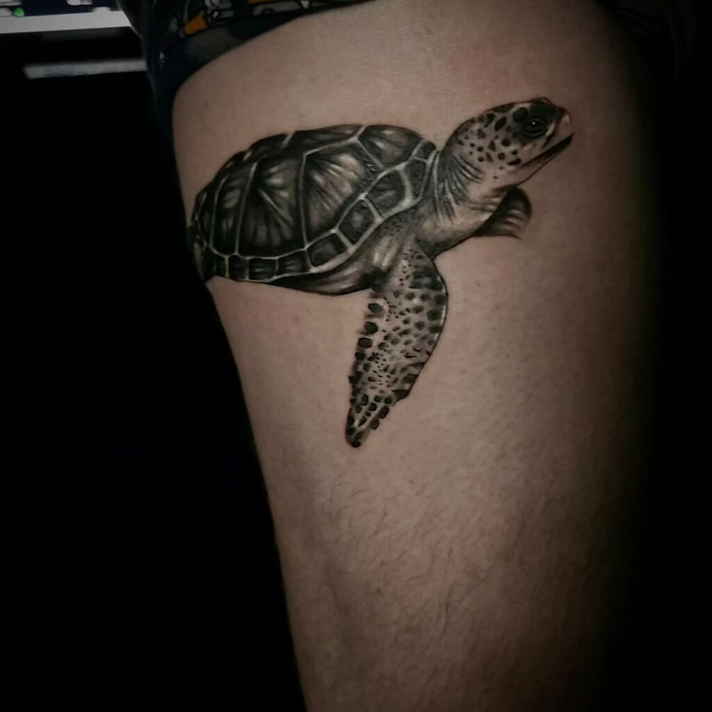 simple turtle tattoo