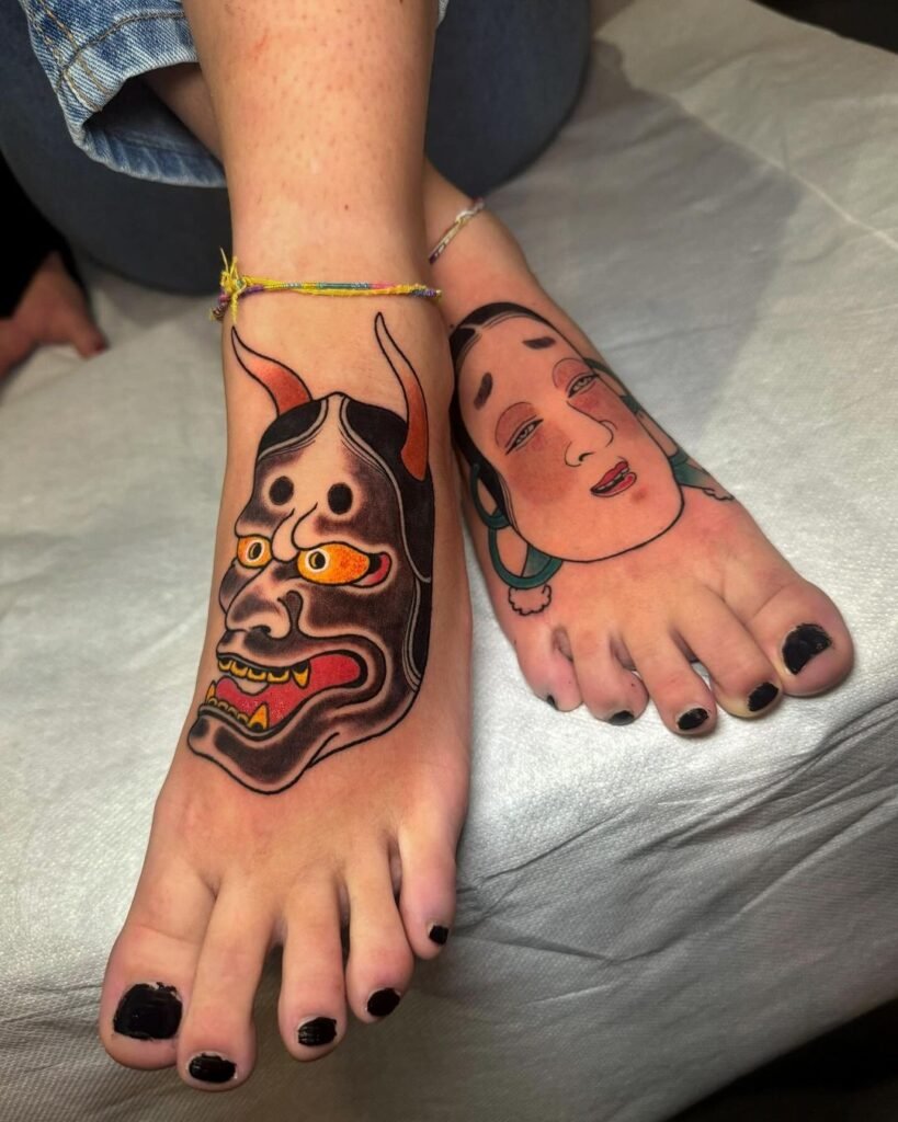 feet celeb tattoo