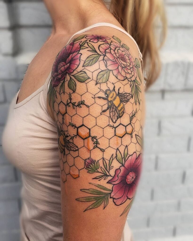 Girly Bee Tattoos