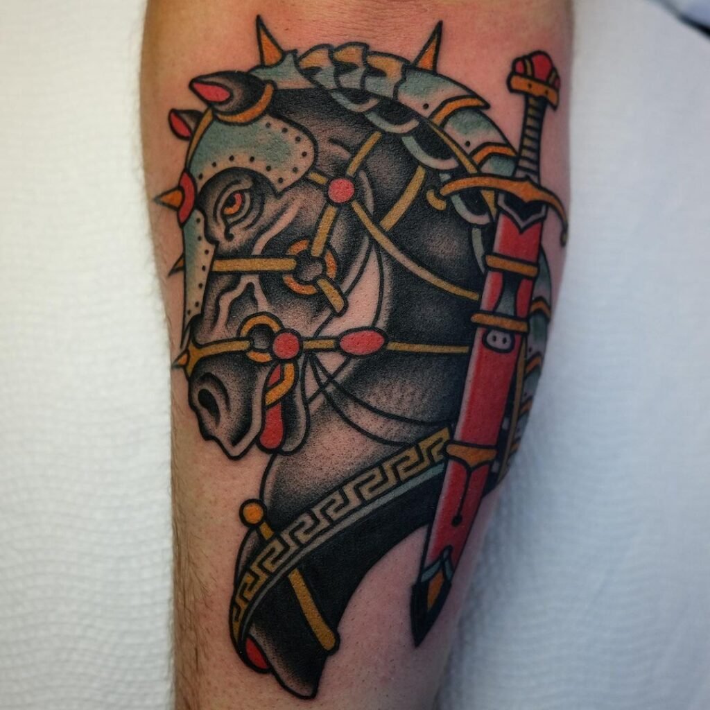 iron horse tattoo