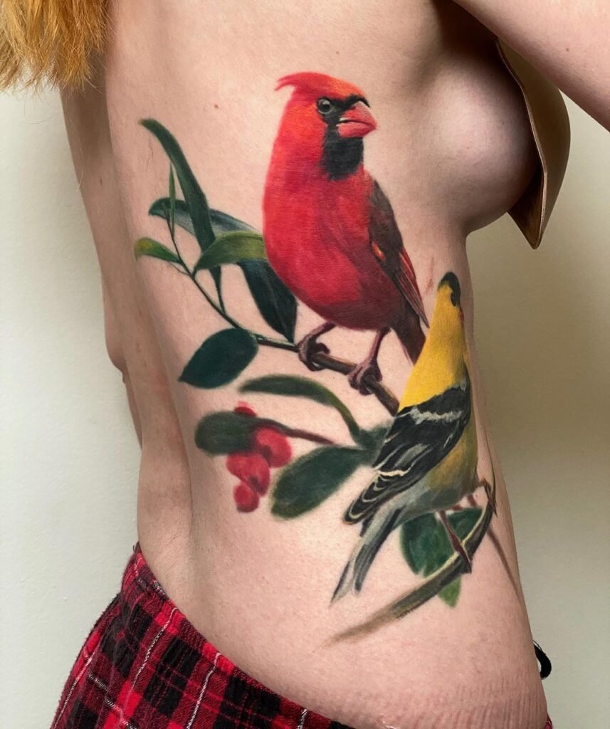 Red Cardinal Tattoo