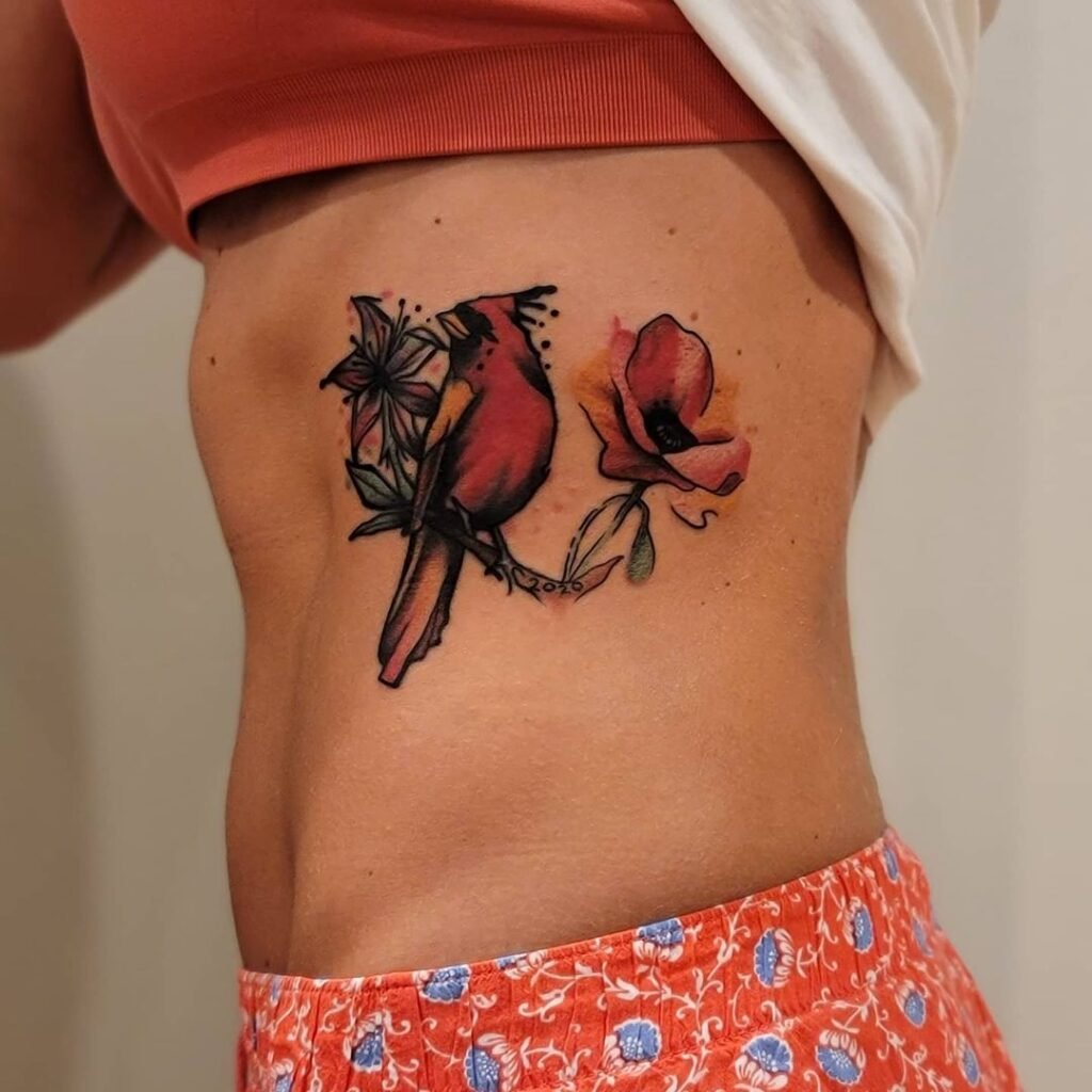 Ribs Cardinal Tattoo