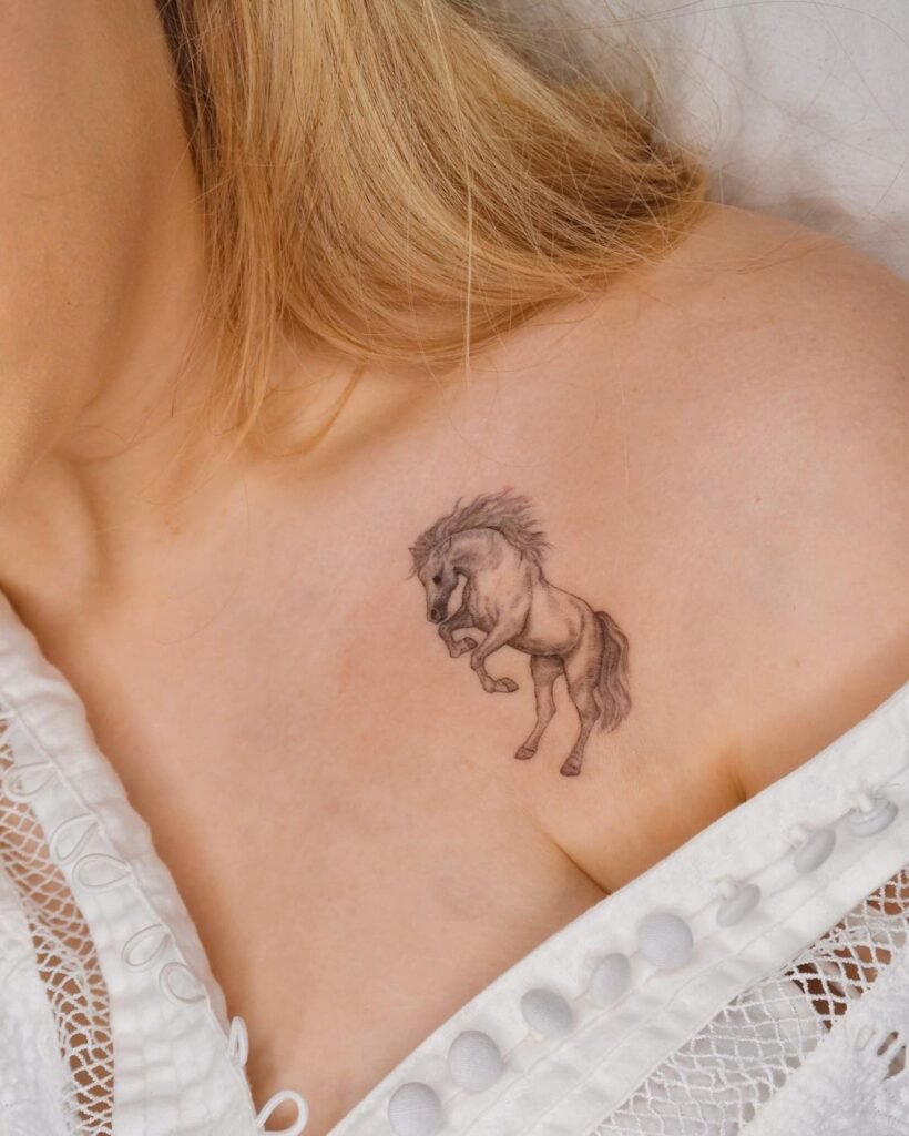Small Horse Tattoo