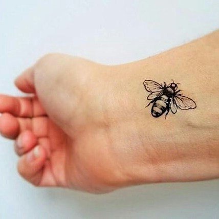 Vintage Bee Tattoos
